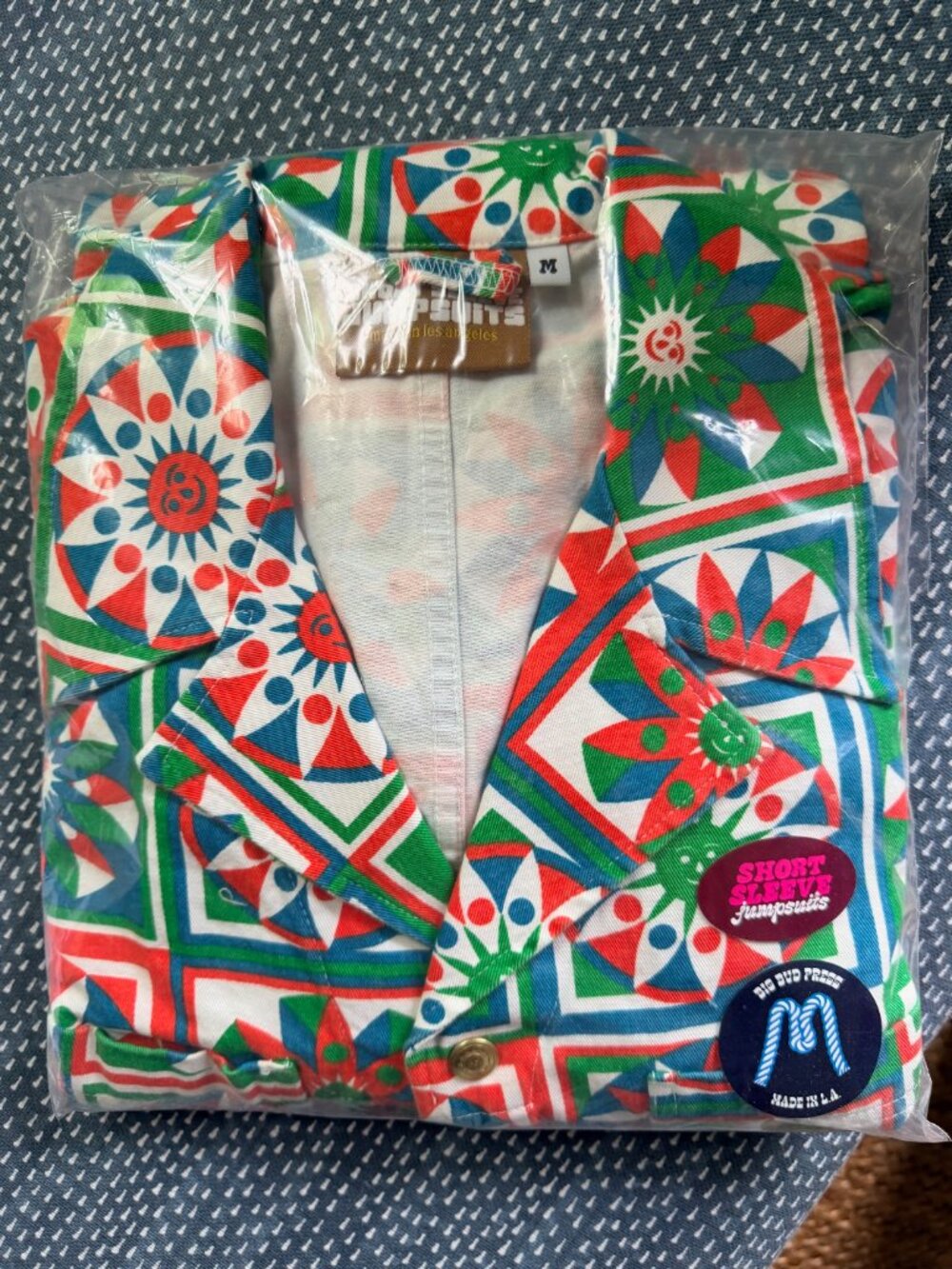 Big Bud Press quilt print jumpsuit (M) - Picture 2 of 3